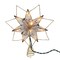 Kurt Adler 9.45-Inch UL 10-Light 7-Point Gold Glittered Capiz Star Tree Topper